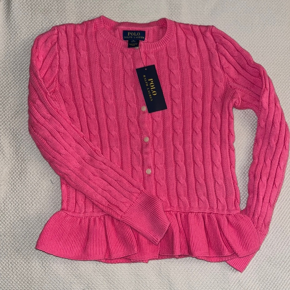 Girl’s Peplum Sweater